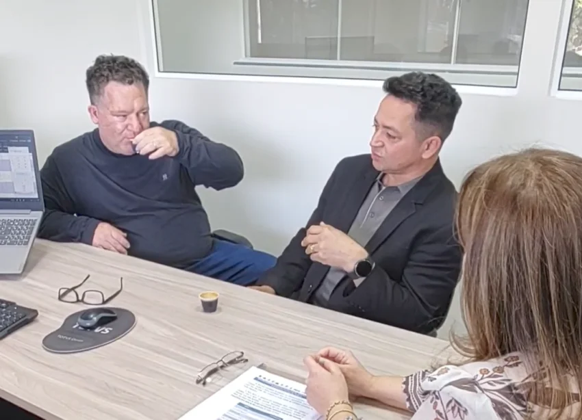 Sorri Bauru recebe visita do vereador Cabo Helinho