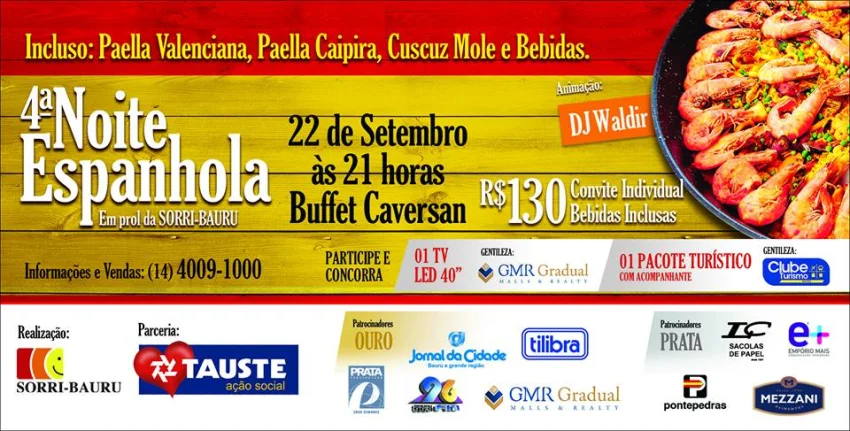 A 4� Noite Espanhola est� chegando!