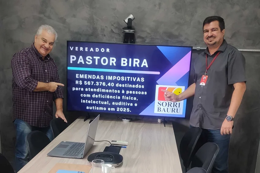 Vereador Pastor Bira visita a Sorri Bauru