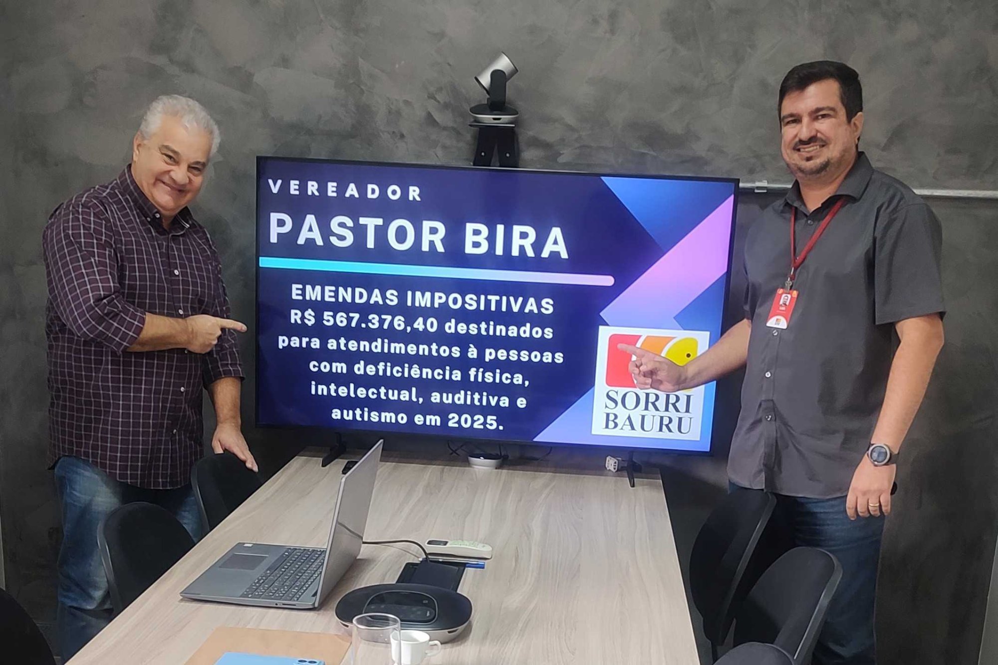 Vereador Pastor Bira visita a Sorri Bauru